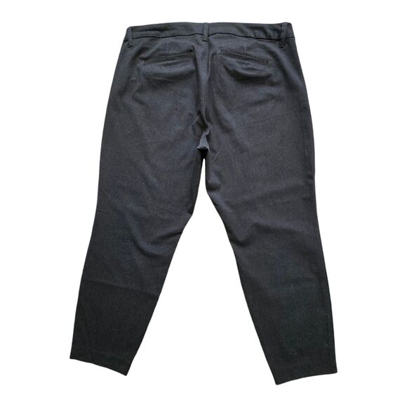 Old Navy Women's Pixie Slim Pockets Pants • Plus Size 18 • Dark Heather Grey - Picture 6 of 10